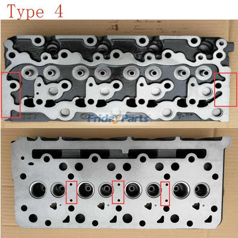 Nackter Zylinderkopf mit vollem Dichtungssatz für Kubota V2003 V2003M-E2B V2003M-E3B V2003MT-E2B V2003MT-E3B V2003-M V2203 V2203-EB V2203-M-E2B V2203-E2Bfür Für KUBOTA