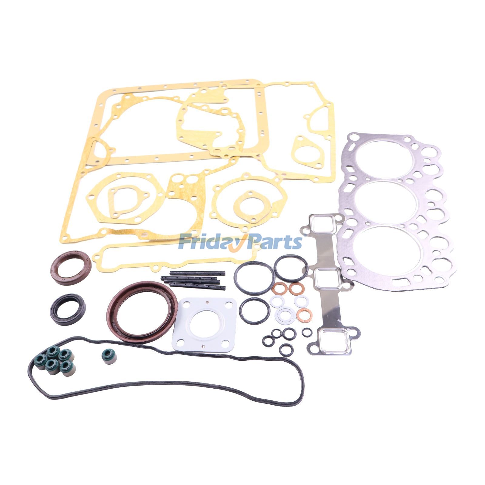 Kit de joints de révision pour moteur Mitsubishi L3EpourPour CAT,Pour DOOSAN,Pour HYUNDAI,Pour KOBELCO,Pour Mitsubishi,Pour New Holland,Pour TEREX,Pour VOLVO