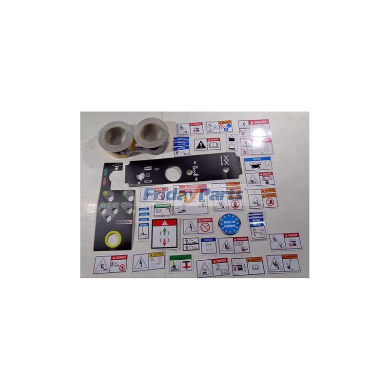 Label Kit 4000671120 for Haulotte Scissor Lift Compact 8CU