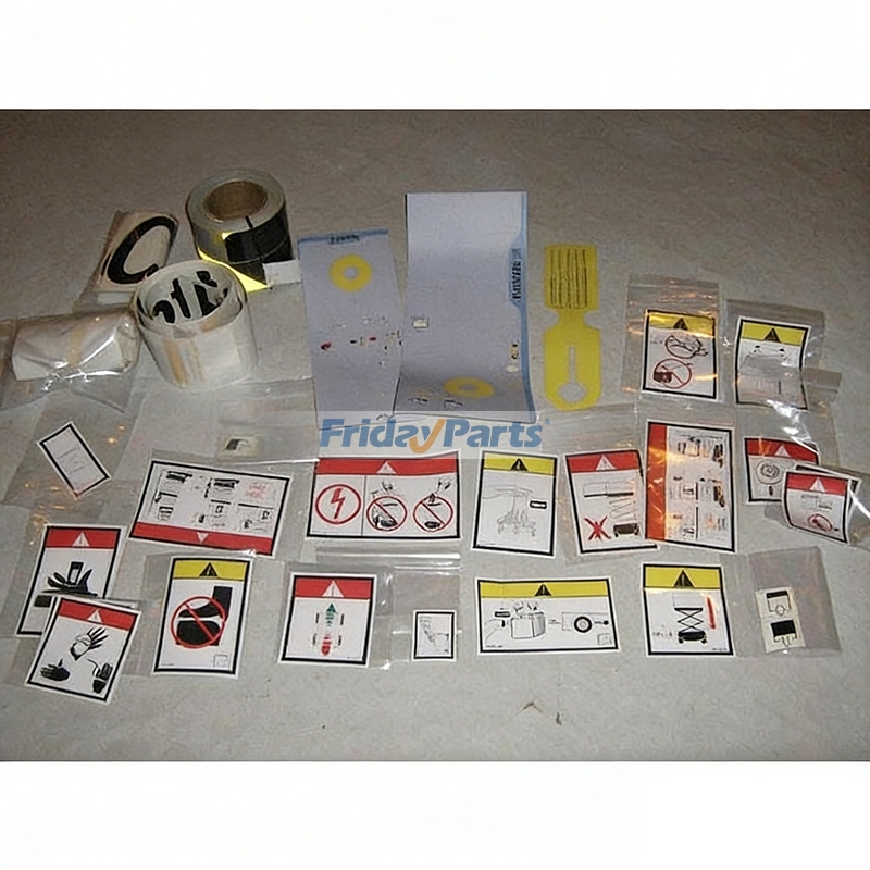 Label Kit KITETIQCOMPRTE for Haulotte Scissor Lift Compact DX RTE Premium Quality with 3-Year Warranty Premium Quality with 3-Year Warranty