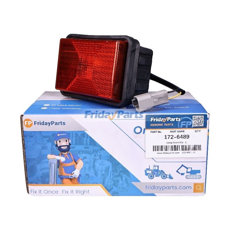 6489 Engine Lamp Assembly 172-6489 for Caterpillar CAT Engine C4.4 Backhoe Loader ...