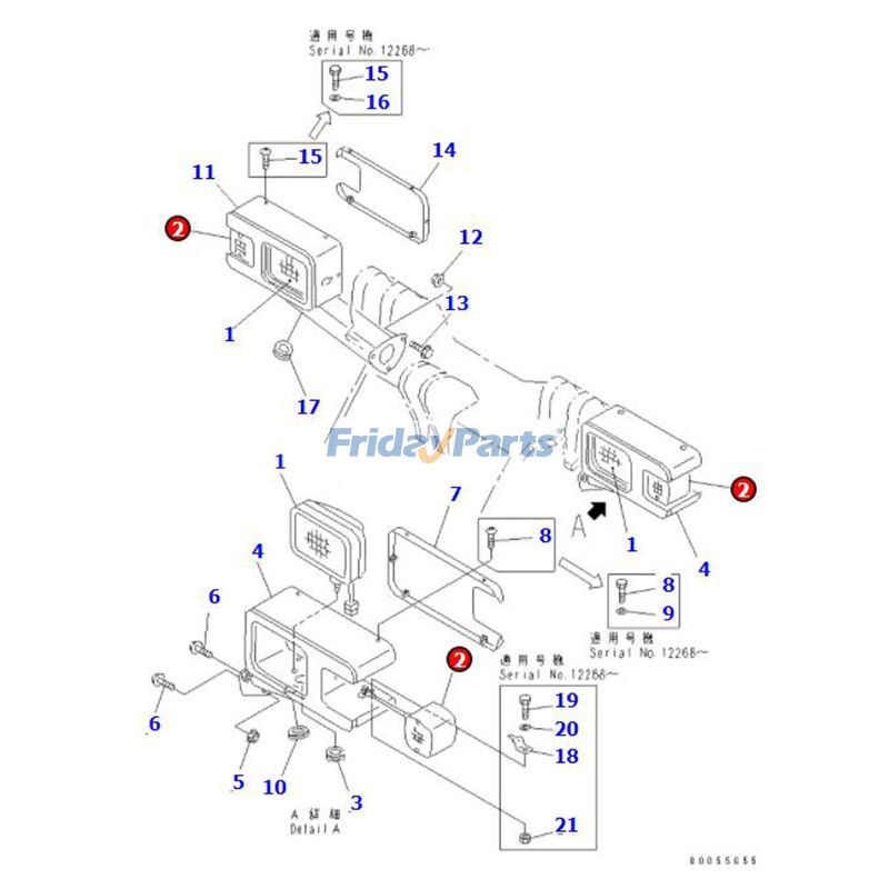 1 PCS Lampe Montage 23B-06-42460 für Komatsu Radlader WA100M-3 WA320-5 WA380-5 WA400-5 WA450-5L WA470-5 WA480-5 WA600-6 WA80-3für Für KOMATSU
