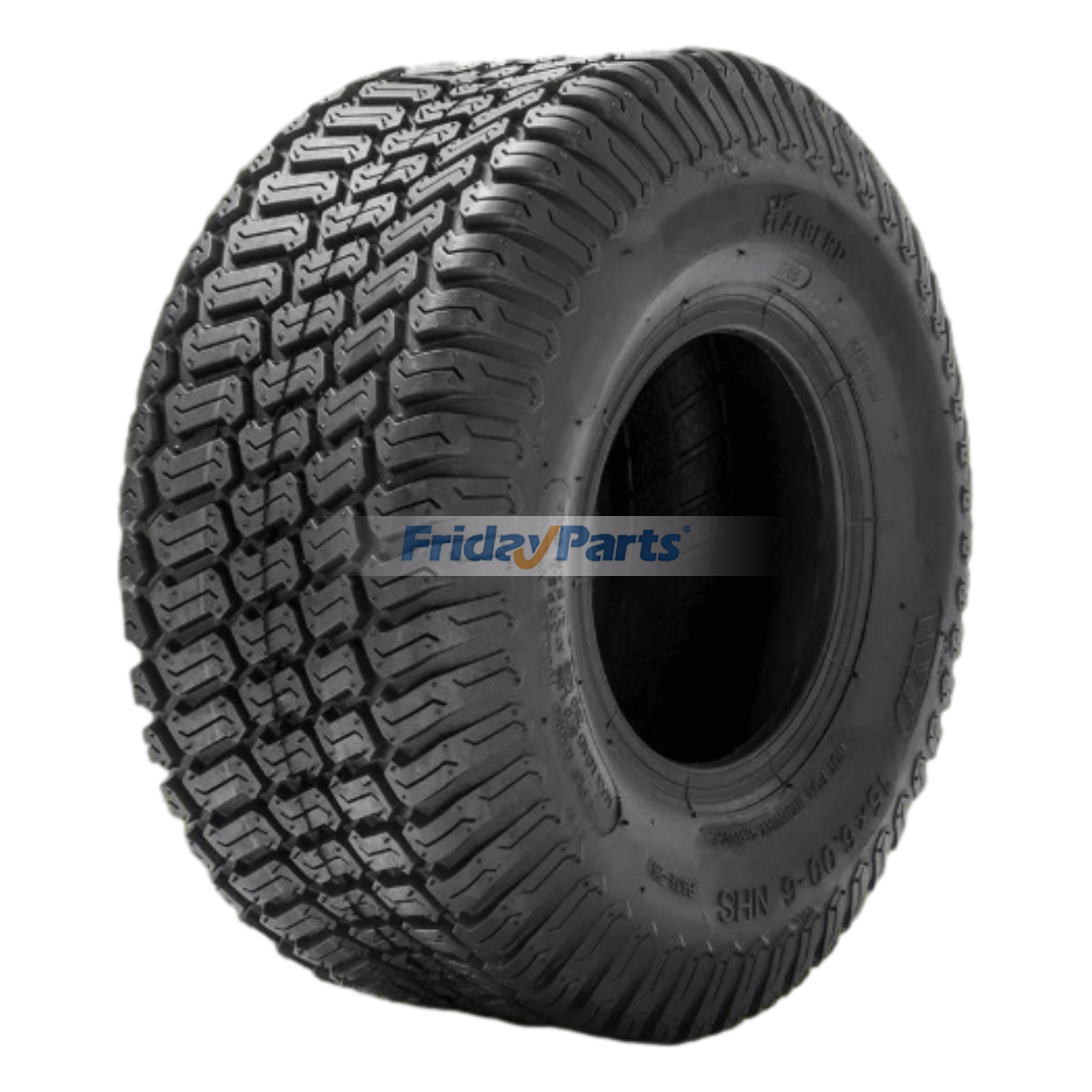 Lawn Mower Tire 15x6.00-6 – 4-Ply Heavy-Duty Turf Tread Front Rear Wheel Tire for Garden Tractor Cart Outdoor Equipment