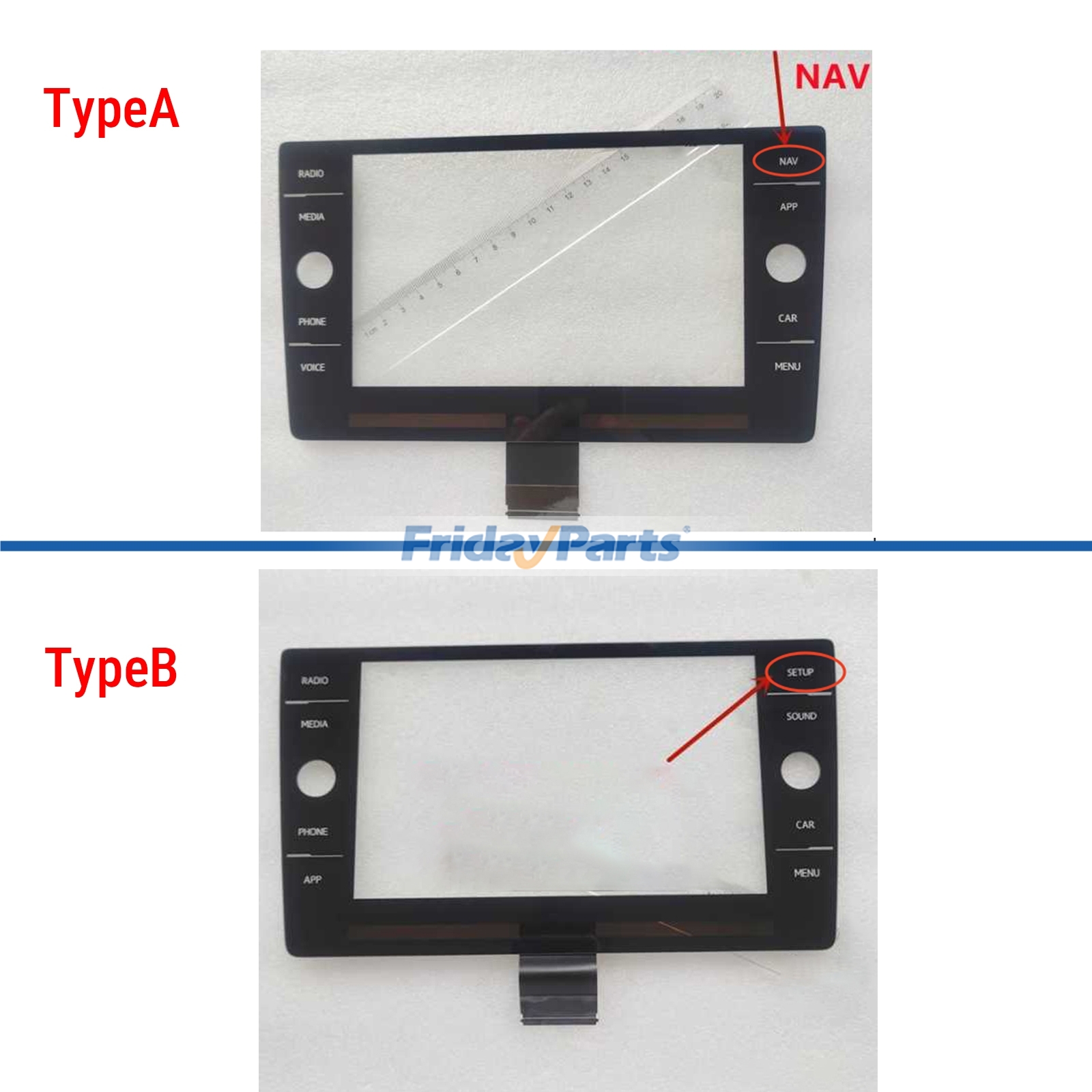Control Panel Decal for Vehicle