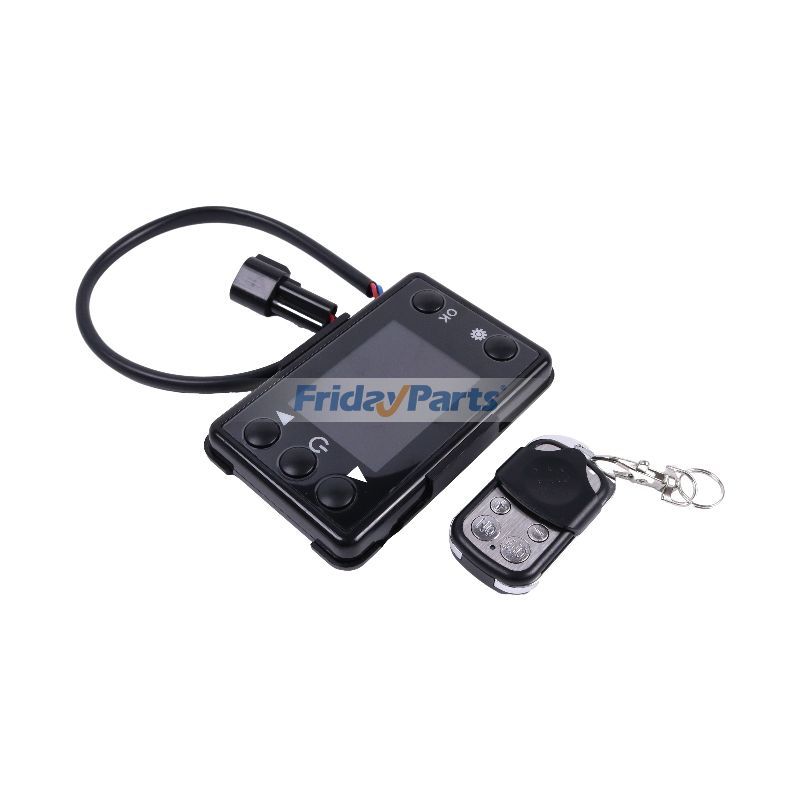 LCD Monitor Thermostat Switch With Remote Control for 12V 24V 2kw 5kw 8kw Diesel Parking Heater