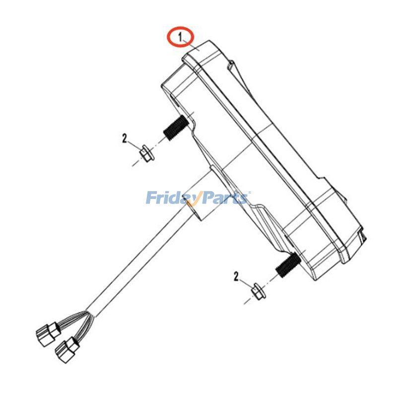LCD Dashboard for Sport UTV/ATV