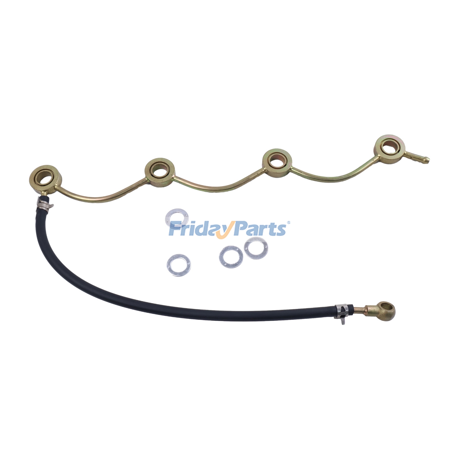 Tubo de escape 3583559 3809334 21194397 para motor Volvo Penta D2-55 D2-75 D2-60F D2-75F de FridayParts