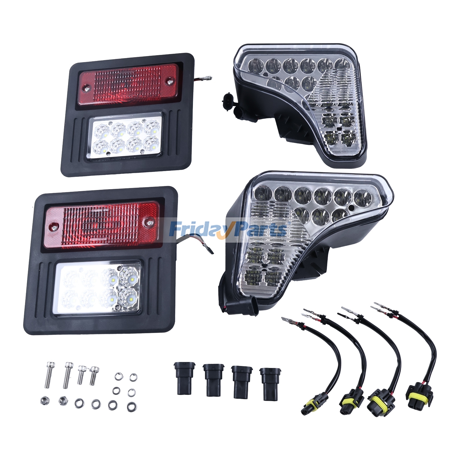 Kit de luces LED delanteras y traseras 6670284 7251341 7251340 para cargadoras Bobcat T450 T550 T630 T750 A770 S570 S595 S650