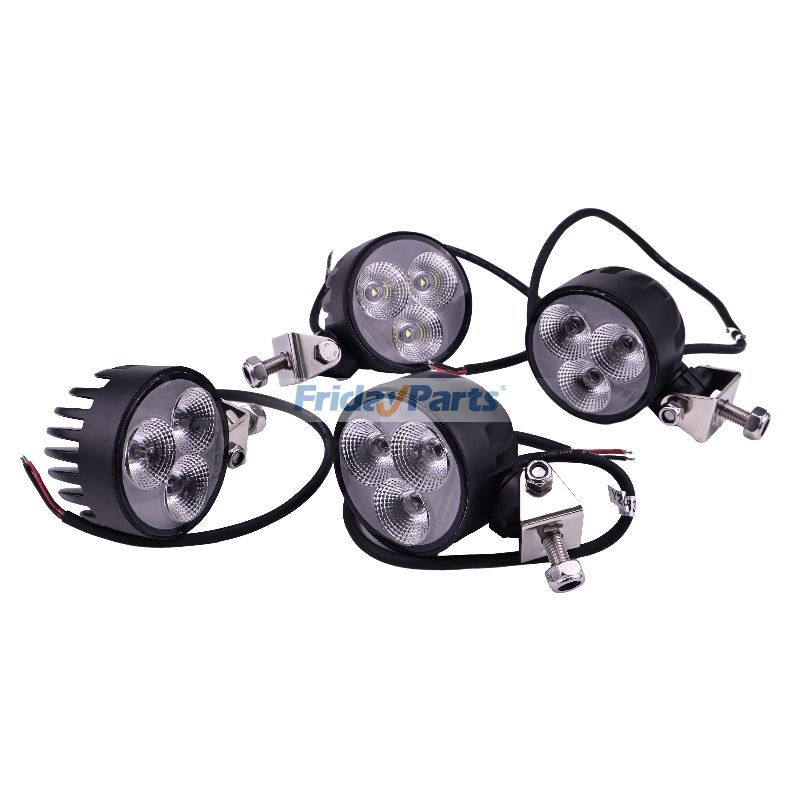 4 LED Headlights AXE20661 for John Deere Combine C2400 C440 S400 S670 S690 T5500 T660 T670 W650 W660