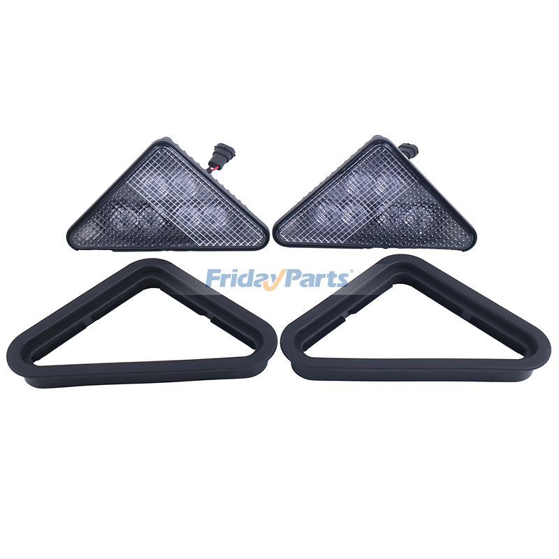 Kit de farol de LED 7259523 e 7259524 e suporte de luz de moldura de borracha 6674402 para carregadeira compacta Bobcat 751 753 763 773 863 864 873 883 S130 S150 S160 S175 S185 S220 S300 para Carregadora 