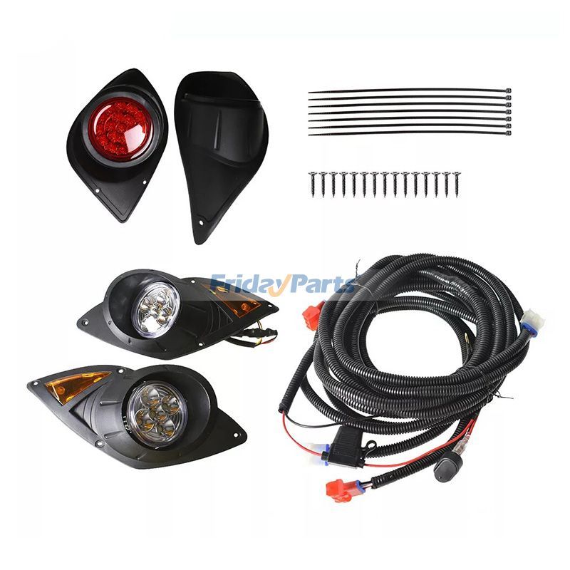 FridayParts LED-Scheinwerfer- und Rücklicht-Kit