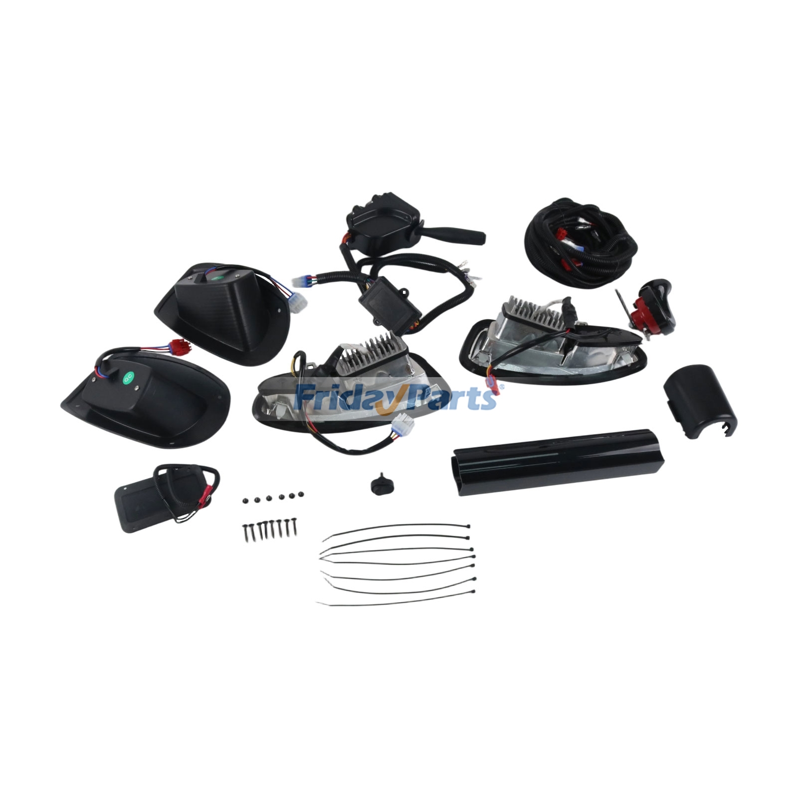 Kit phares et feux arrière à LED LQLK-1002LD pour voiturette de golf EZ-GO RXV 2008-2015pourPour E-Z-GO,Pour AUTRE MARQUE