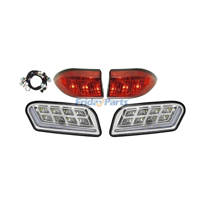 Kit de phares arrière à LED avec éclairage d'accentuation pour voiturette de golf Club Car Tempo