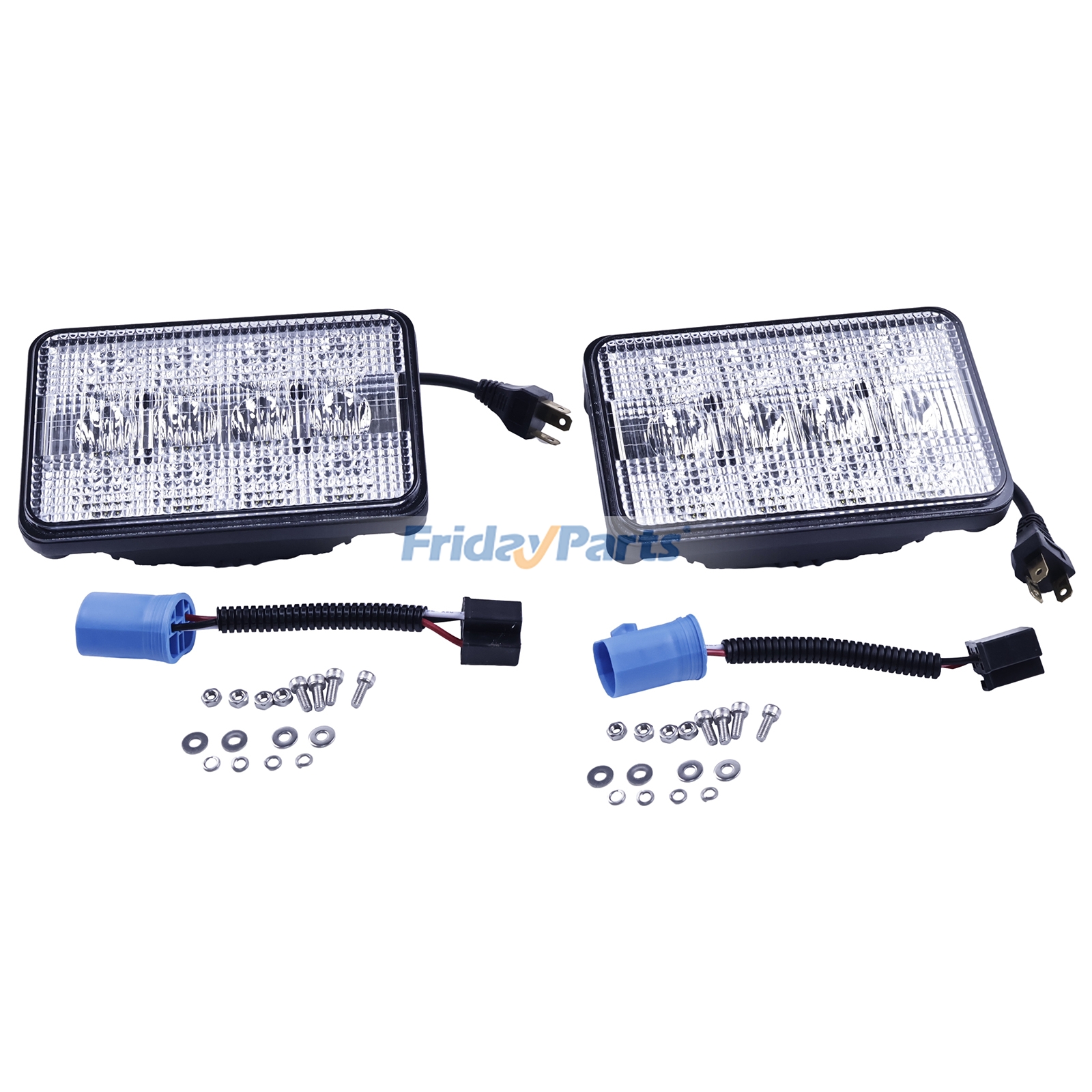 2 LED Hood Lights RE58638 for John Deere Tractor 5103 5203 5220 5403 5410 5415 5603 6603