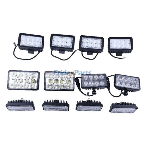 Hooma Fari Lavoro Led 12v Trattore 40W 3200LM Faro Da Lavoro Fendinebbia Compatibile Con John Deere 7200 7210 7400 7410 7510 7600 7610 7700 7710 7800 7810 8100 8100T 8110
