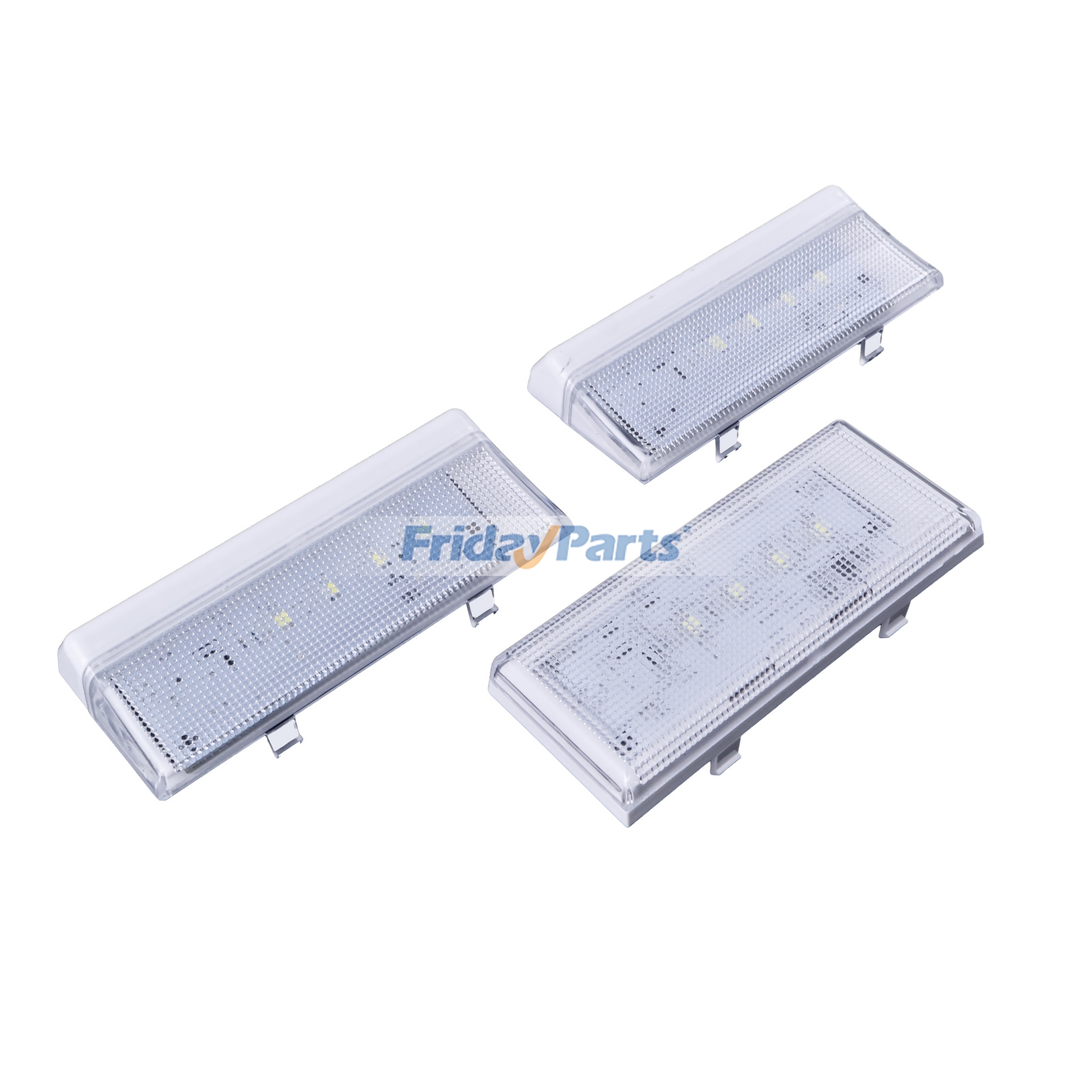 Juego de luces LED con lente cónica y bisel W10515057 W10515058 para refrigeradores Whirlpool Kenmore Maytag para Otros