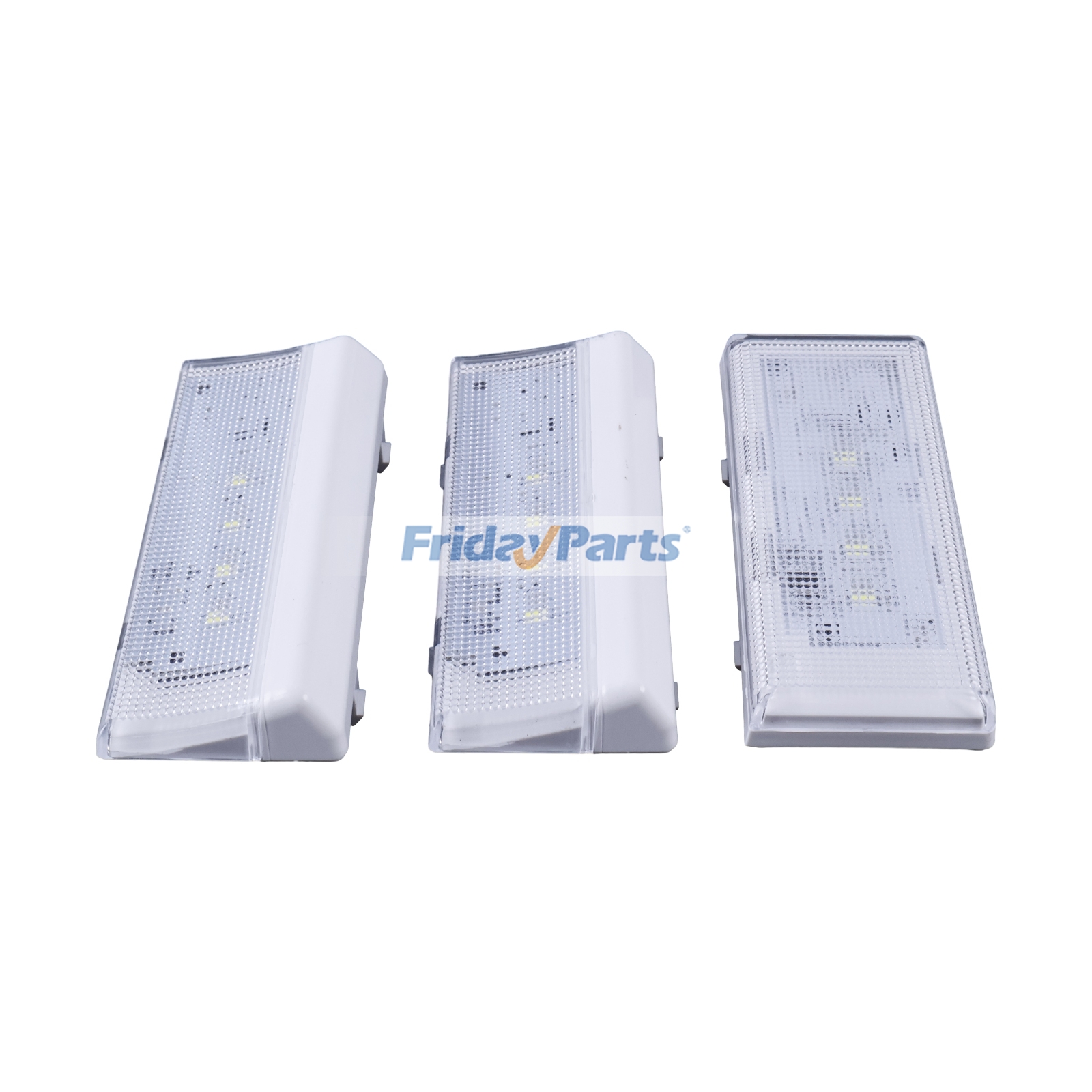 Juego de luces LED con lente cónica y bisel W10515057 W10515058 para refrigeradores Whirlpool Kenmore Maytag de FridayParts