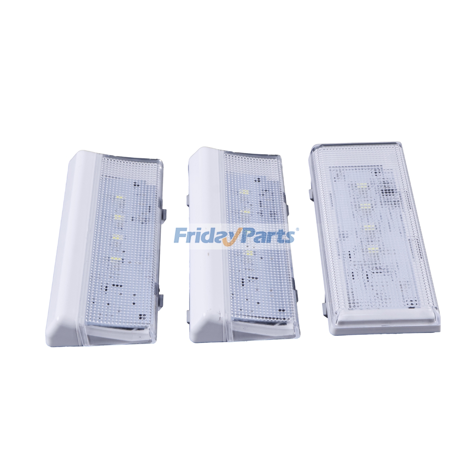 Juego de luces LED con lente cónica y bisel W10515057 W10515058 para refrigeradores Whirlpool Kenmore Maytag