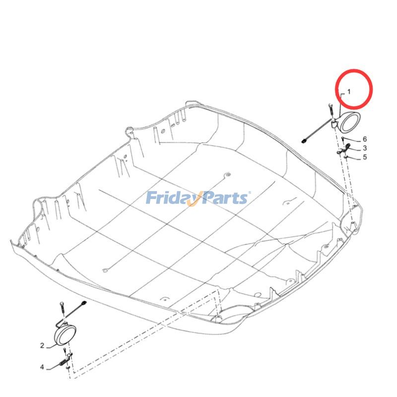 FridayParts LED Work Lamp