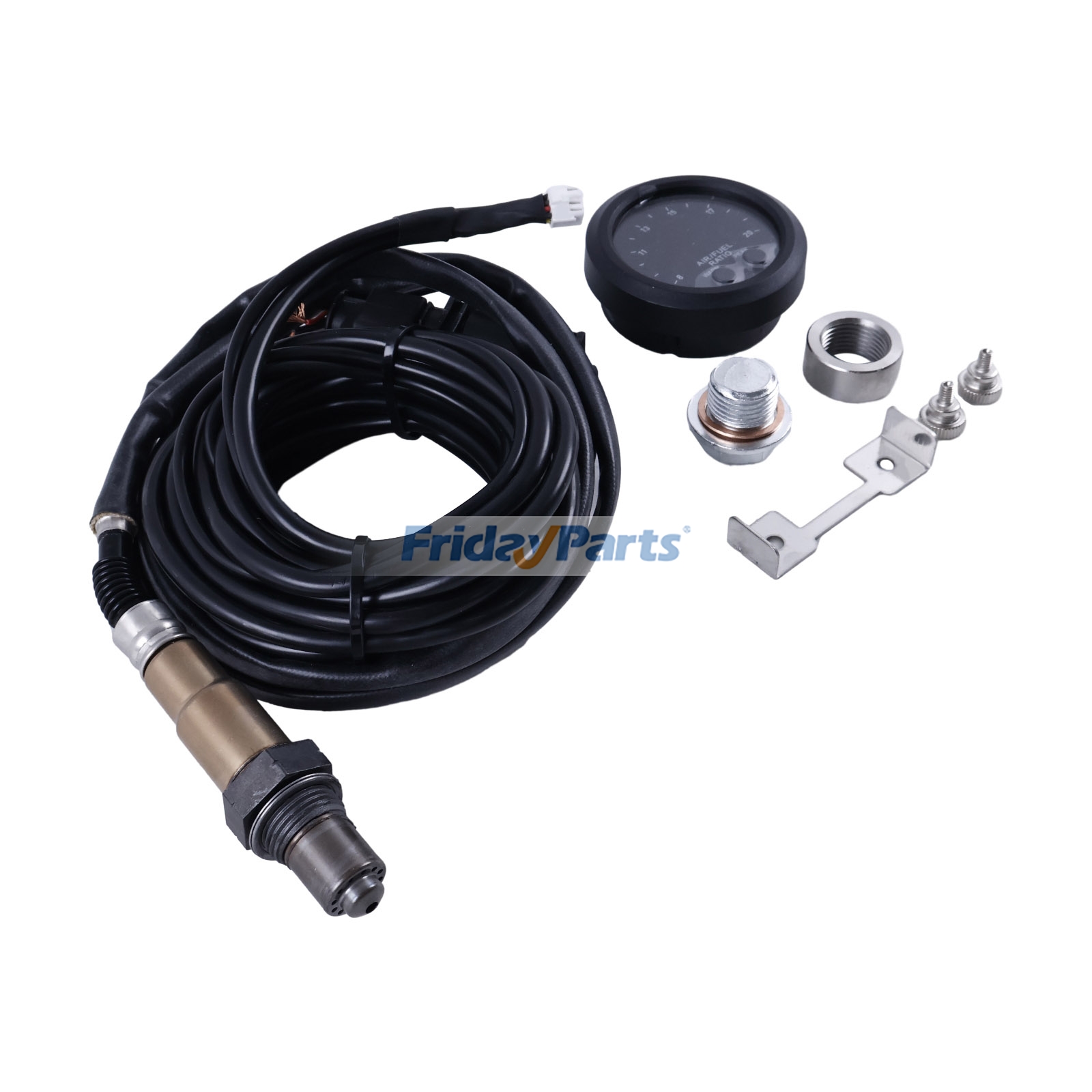 LED Digital Display Air Fuel Ratio Gauge With Oxygen Sensor AFR-Y-CB-03-RD for 12V Vehicle