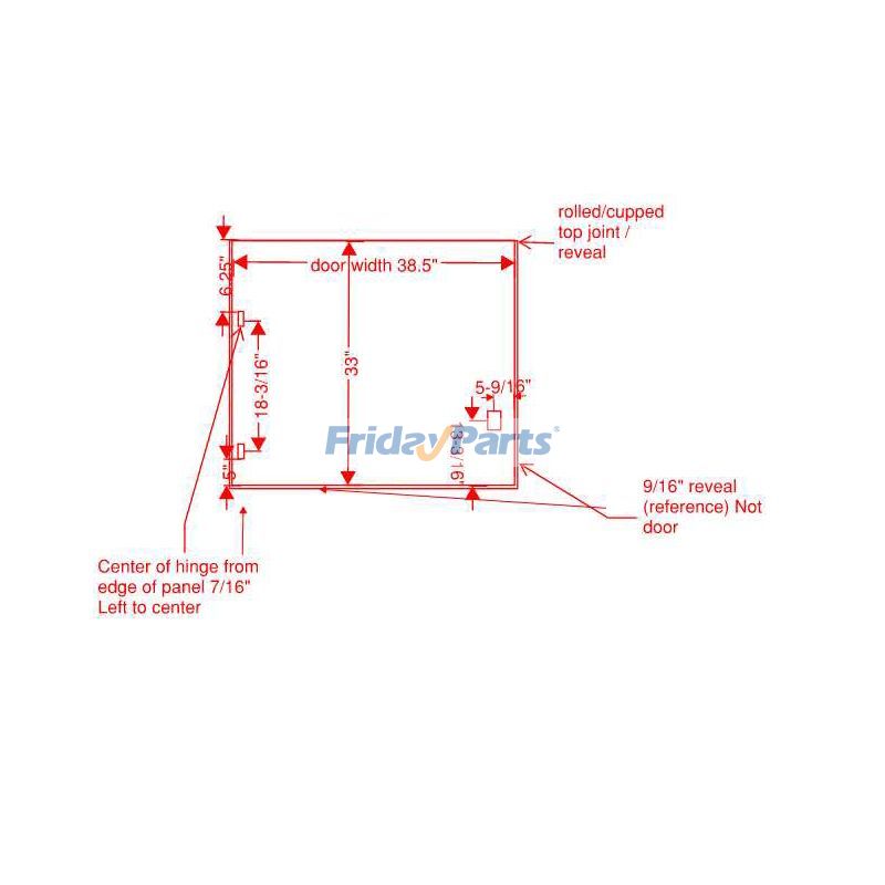 FridayParts Linker und rechter Türrahmen