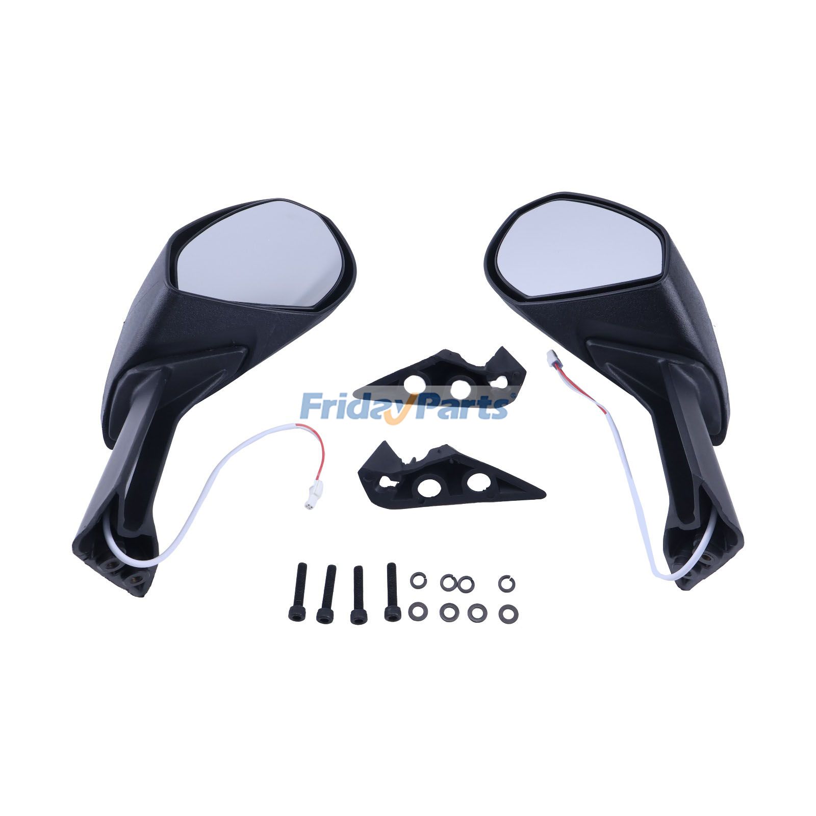 Espejos retrovisores con intermitentes izquierdo y derecho para Ducati 959, 1299 y 1199 Panigale (2015-2018)