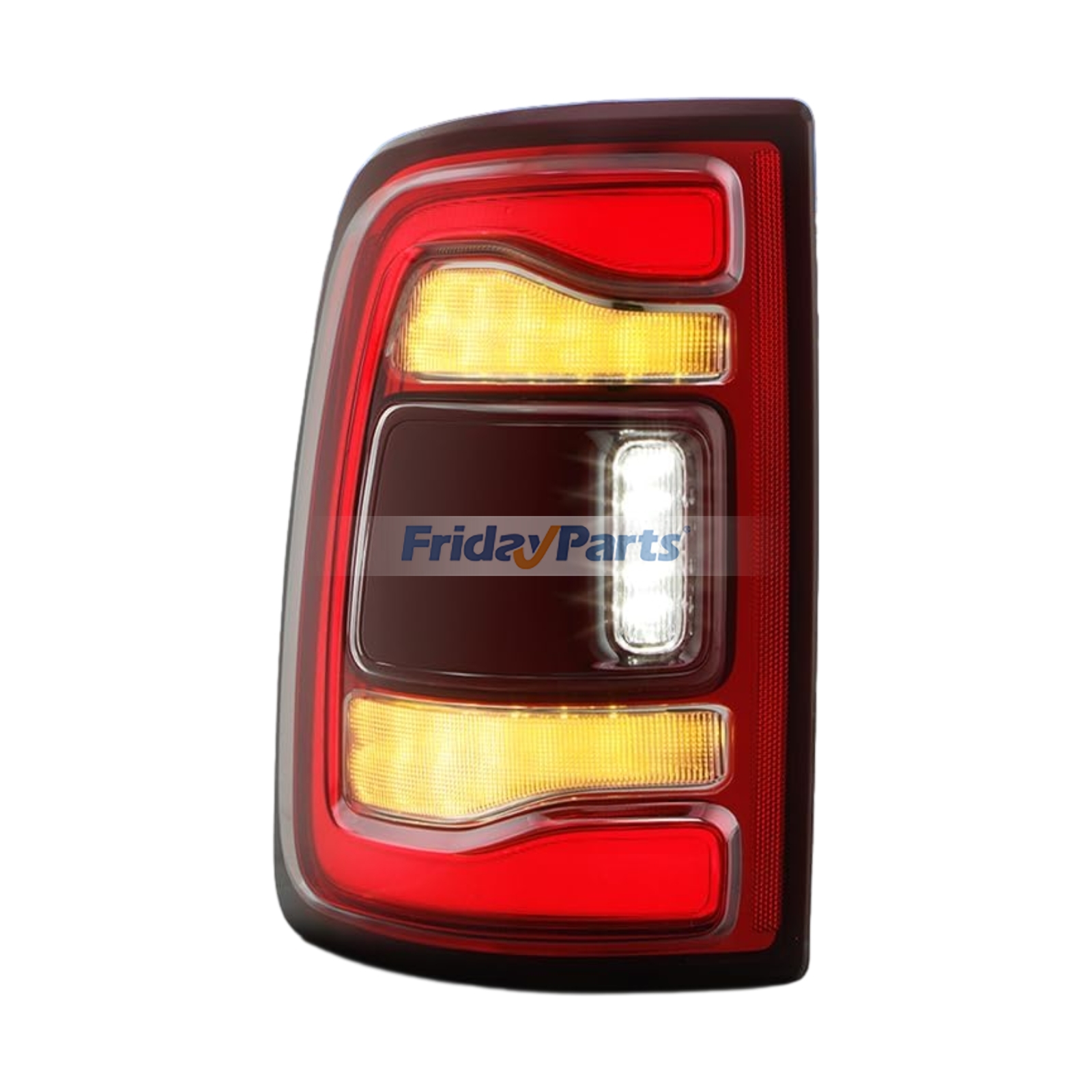 Embellecedor del lado izquierdo del conductor y derecho del pasajero con luz trasera de punto ciego y luz de freno 68548943AB 68548942AB para Dodge Ram 2500 3500 2019-2024 Para Dodge