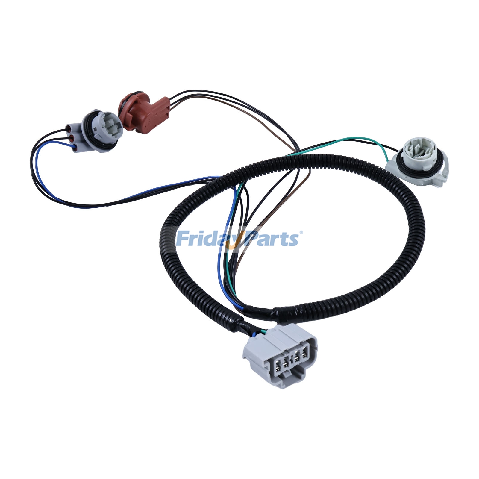 FridayParts Left Driver Tail Light Wiring Harness