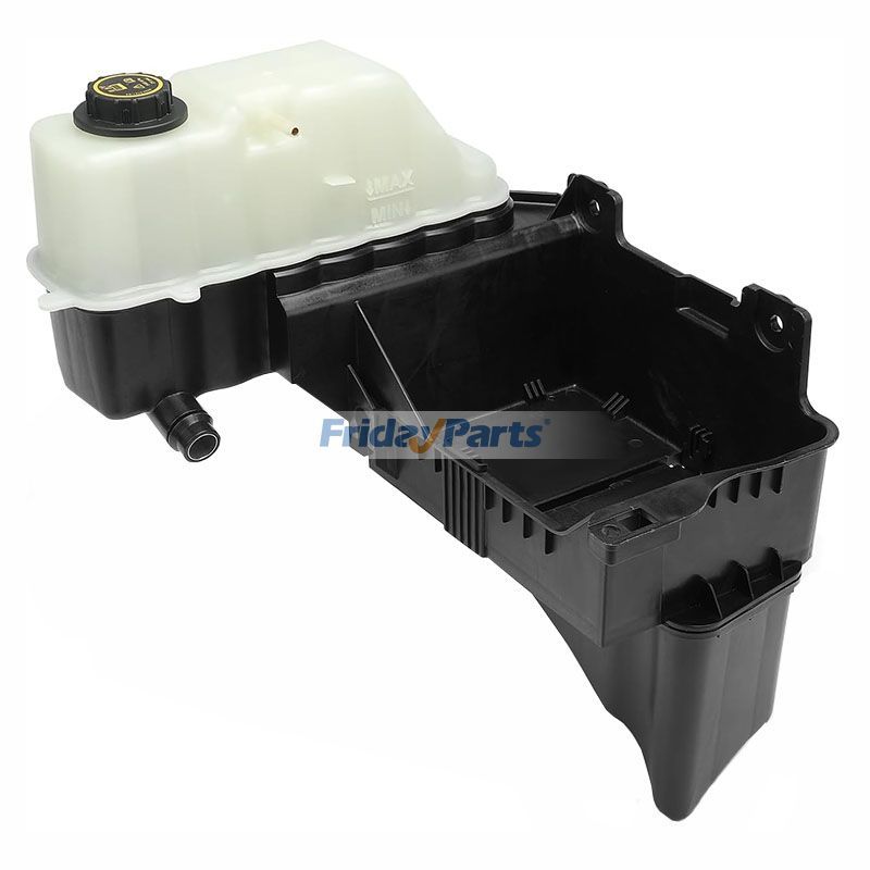 Left Engine Coolant Reservoir Tank BC3Z-8A080-B With Cap for Ford F-250 F-350 F-450 F-550 Super Duty 2011-2016