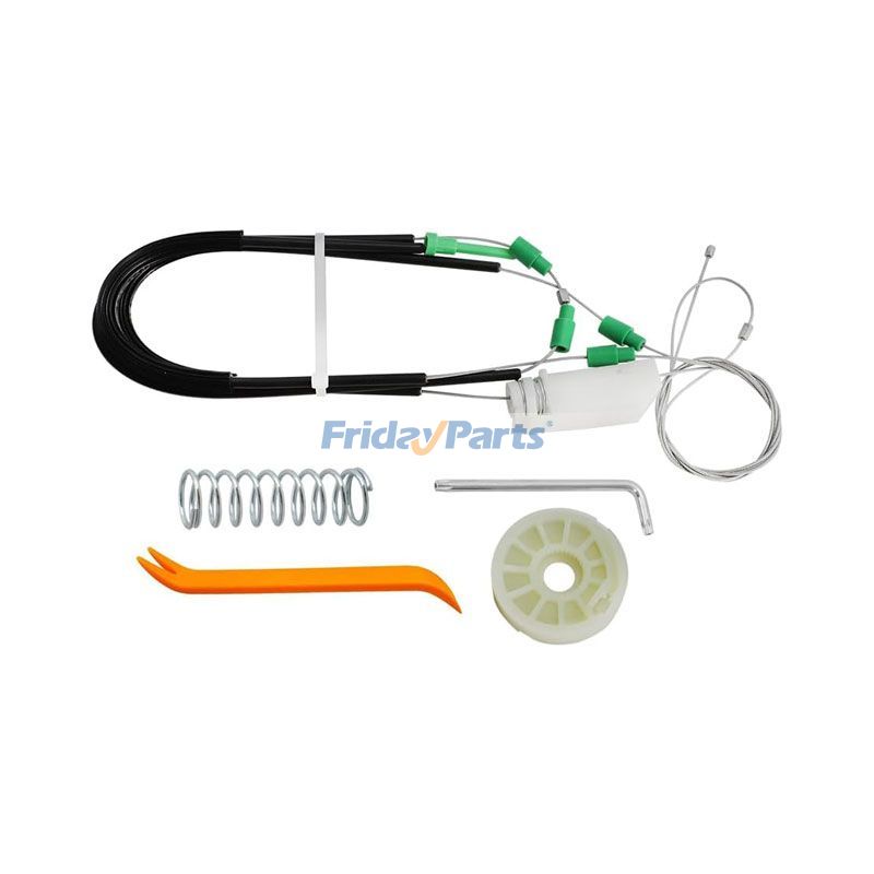 Left Front Driver Window Regulator Repair Kit for Chevrolet Corvette C6 2005-2013