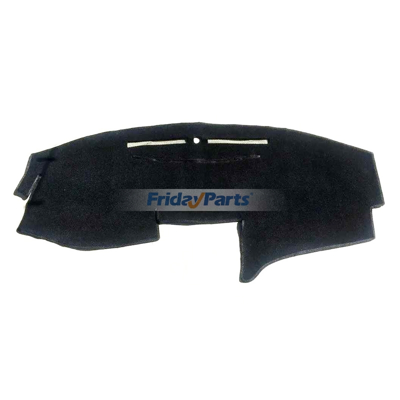 Bordure noire gauche, revêtement antidérapant en polyester pour tableau de bord de Toyota Camry 2007–2011