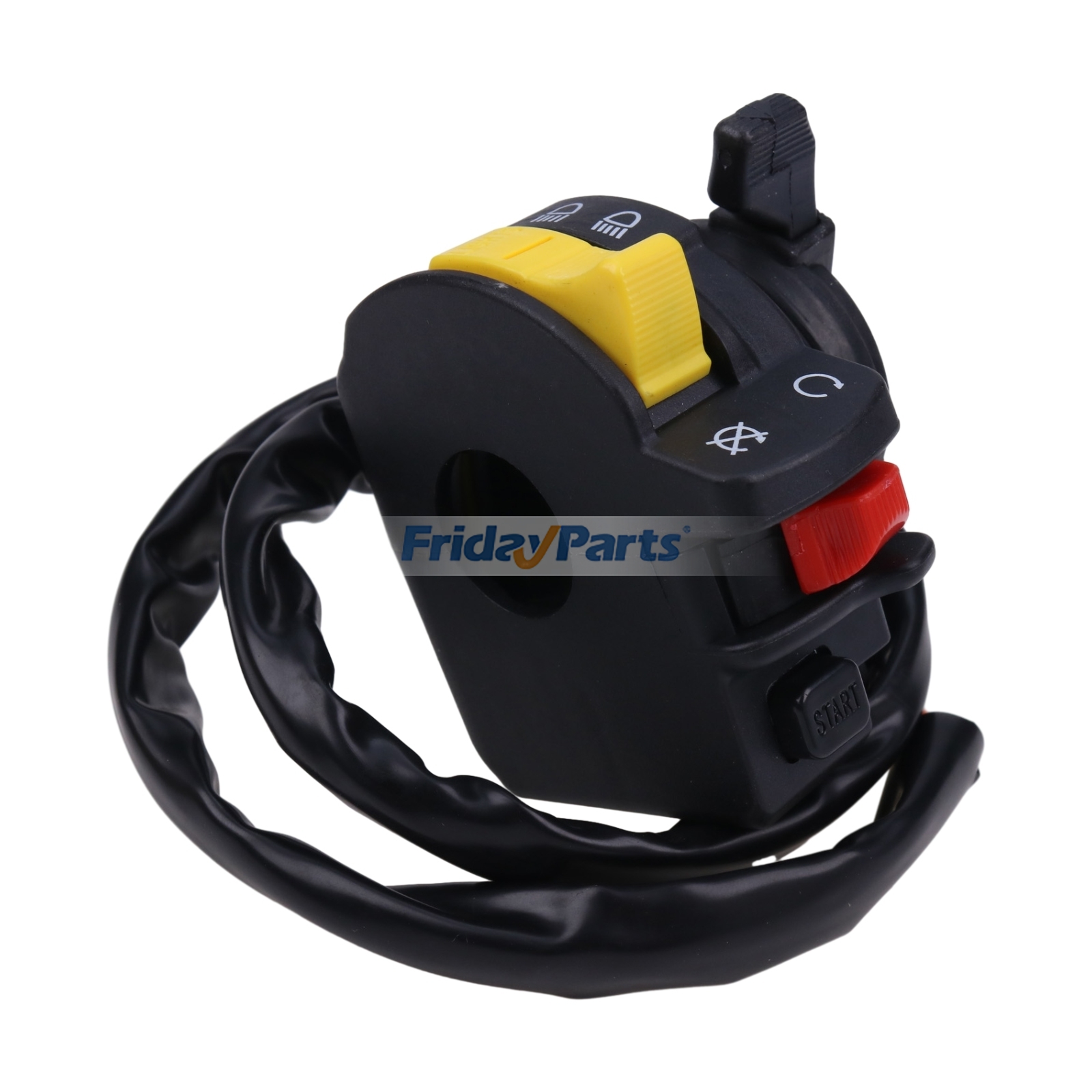 Left Handlebar Control Switch Start Stop Headlight 3509-017 for