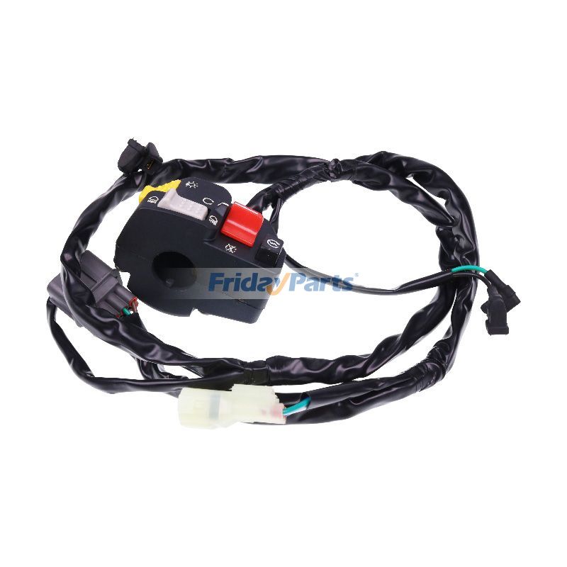 Interrupteur d'arrêt et de démarrage du guidon gauchepour VTT/UTV