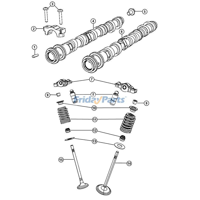 Left Intake Camshaft For Dodge,For Jeep,For Chrysler Engine,Vehicle