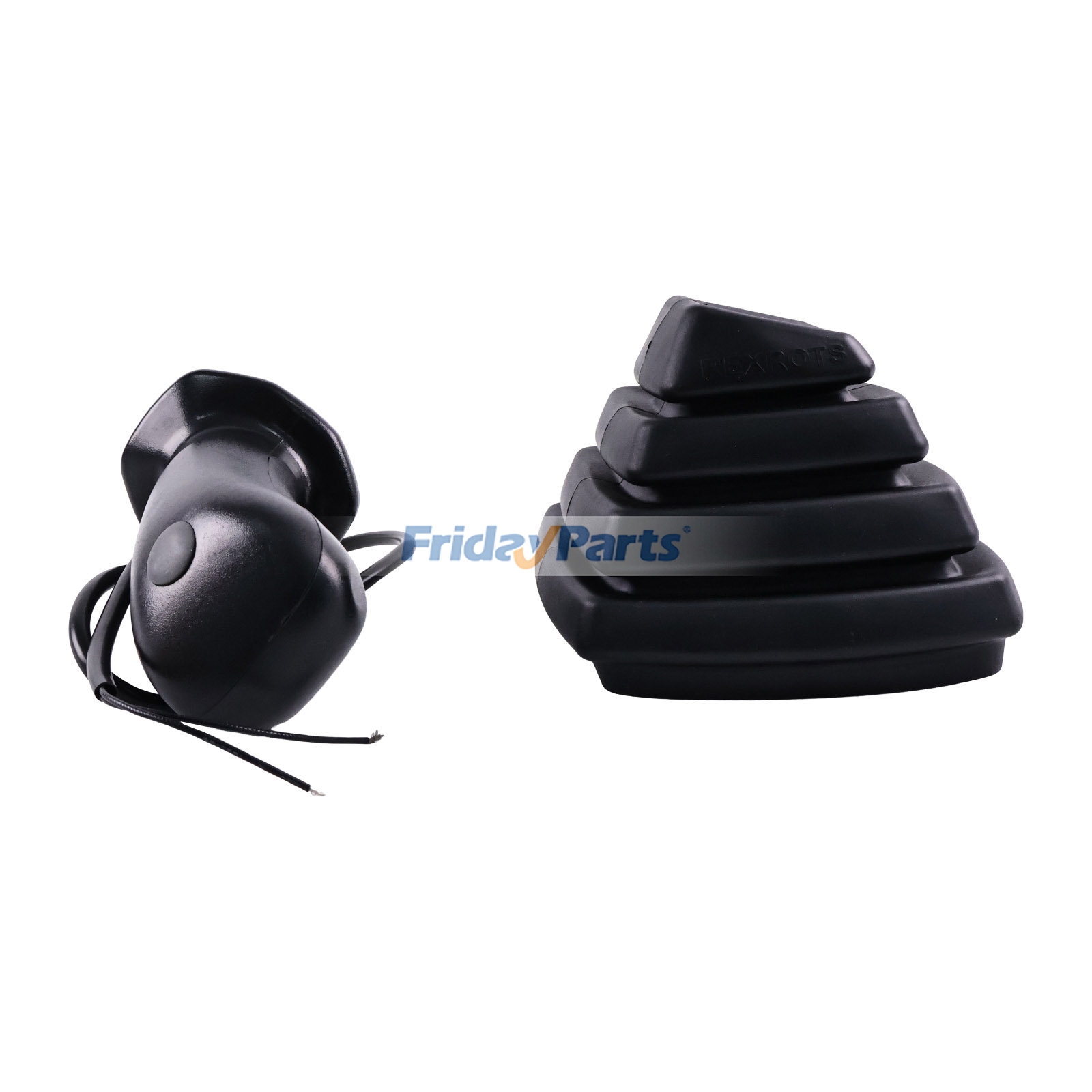 Empuñadura de joystick izquierda con funda antipolvo para excavadora Pel-Job EB 200 XT de FridayParts