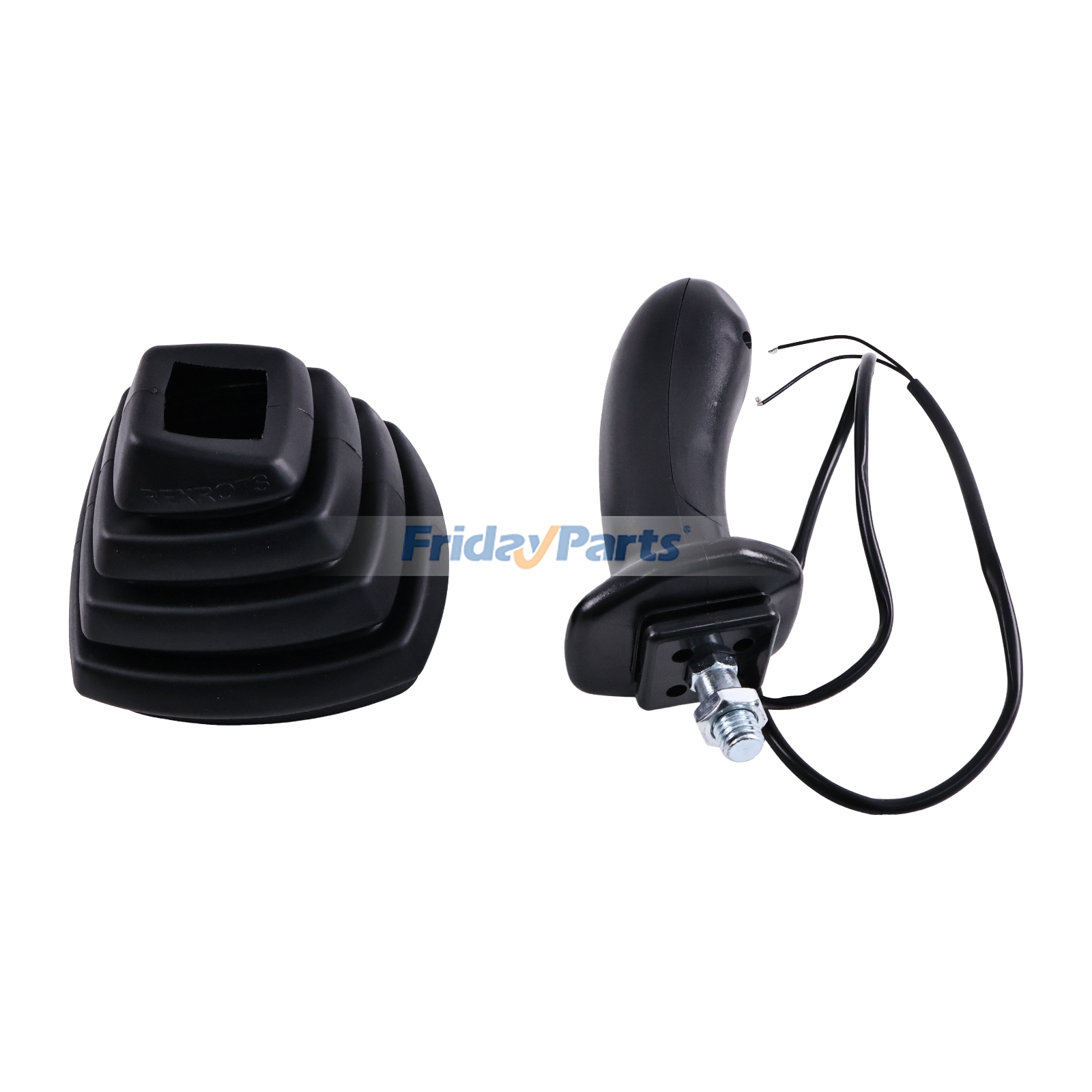 Empuñadura de joystick izquierda con funda antipolvo para excavadora Pel-Job EB 200 XT para Excavadora Para OTRA MARCA FridayParts