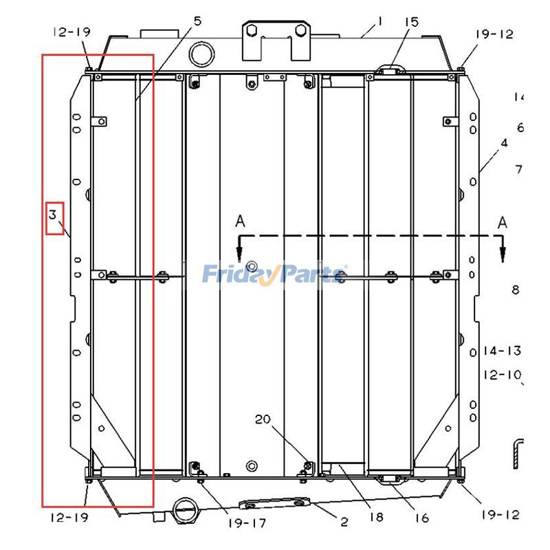Left Plateerpillar CAT for Engine,Tractor