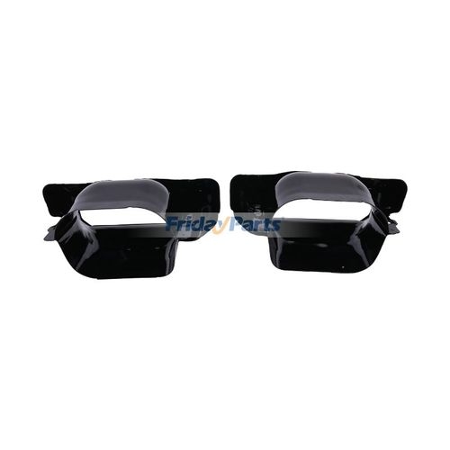 Gloss Black Exhaust Bezels (Pair) For 2019-2023 Chevy Silverado & GMC Sierra 1500 – TINVHY