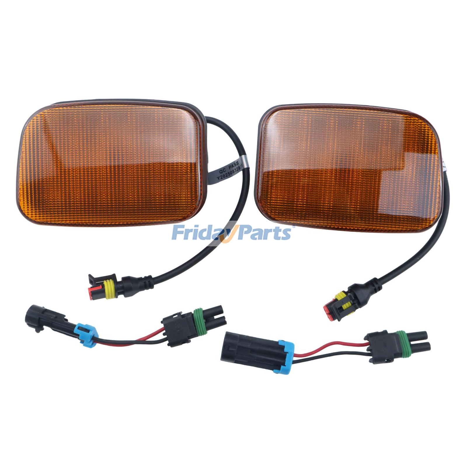 Luz de advertencia del techo de la cabina izquierda y derecha RE39581 RE39582 para tractores John Deere con motor 4045 6068 5200 5210 5300 5310 5400 5410 5500 de FridayParts