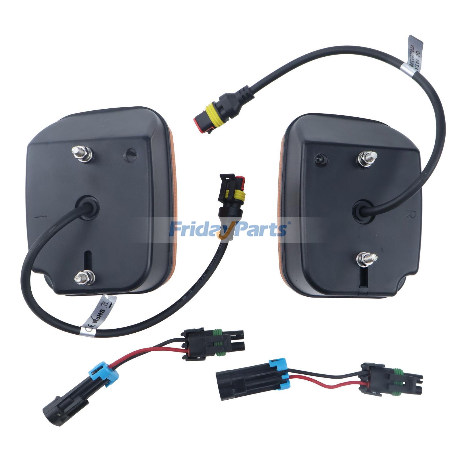 Luz de advertencia del techo de la cabina izquierda y derecha RE39581 RE39582 para tractores John Deere con motor 4045 6068 5200 5210 5300 5310 5400 5410 5500 para Motor,Tractor Para JOHN DEERE FridayParts