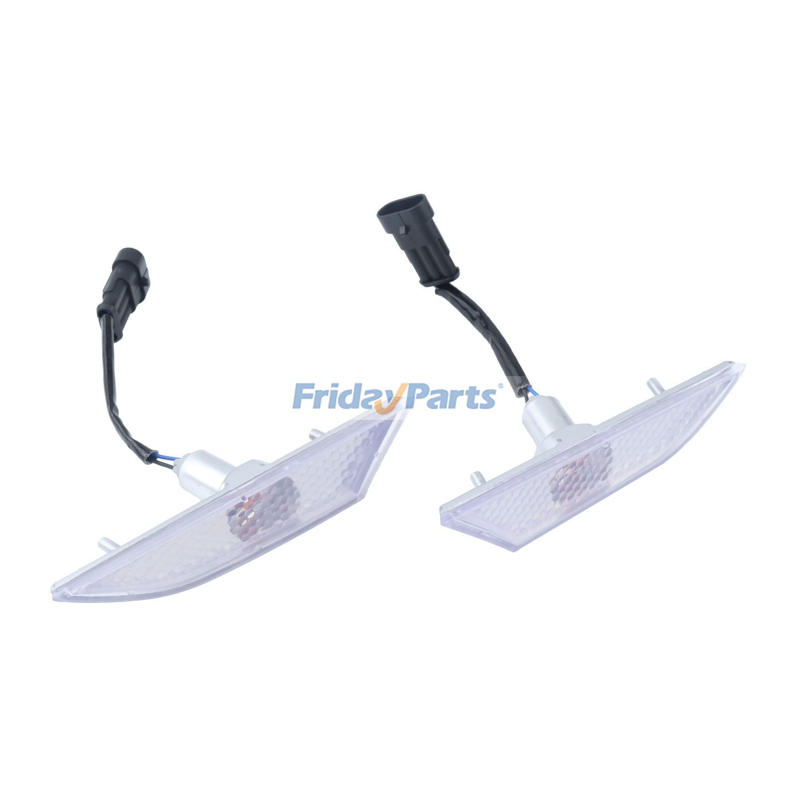 Links und rechts klare Seitenmarkierungsanzeigelinse mit Birne 400945120D 400945119D für Lamborghini Gallardo 560 570