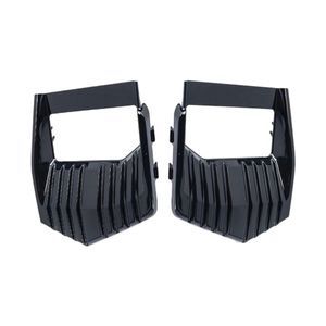Soillar Black Fog Light Bezels For Jeep Grand Cherokee 2017-2021 (Left & Right Pair)