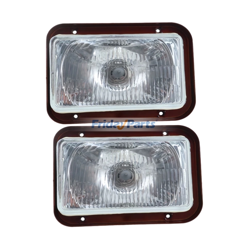 12V Left & Right Hand Traffic Headlight AL203171 AL204957 for John Deere Engine 4045 6068 Tractor 5070M 5080M 5080R 5090R 5100R 6110J 6125J 6130J 6150J 6185J