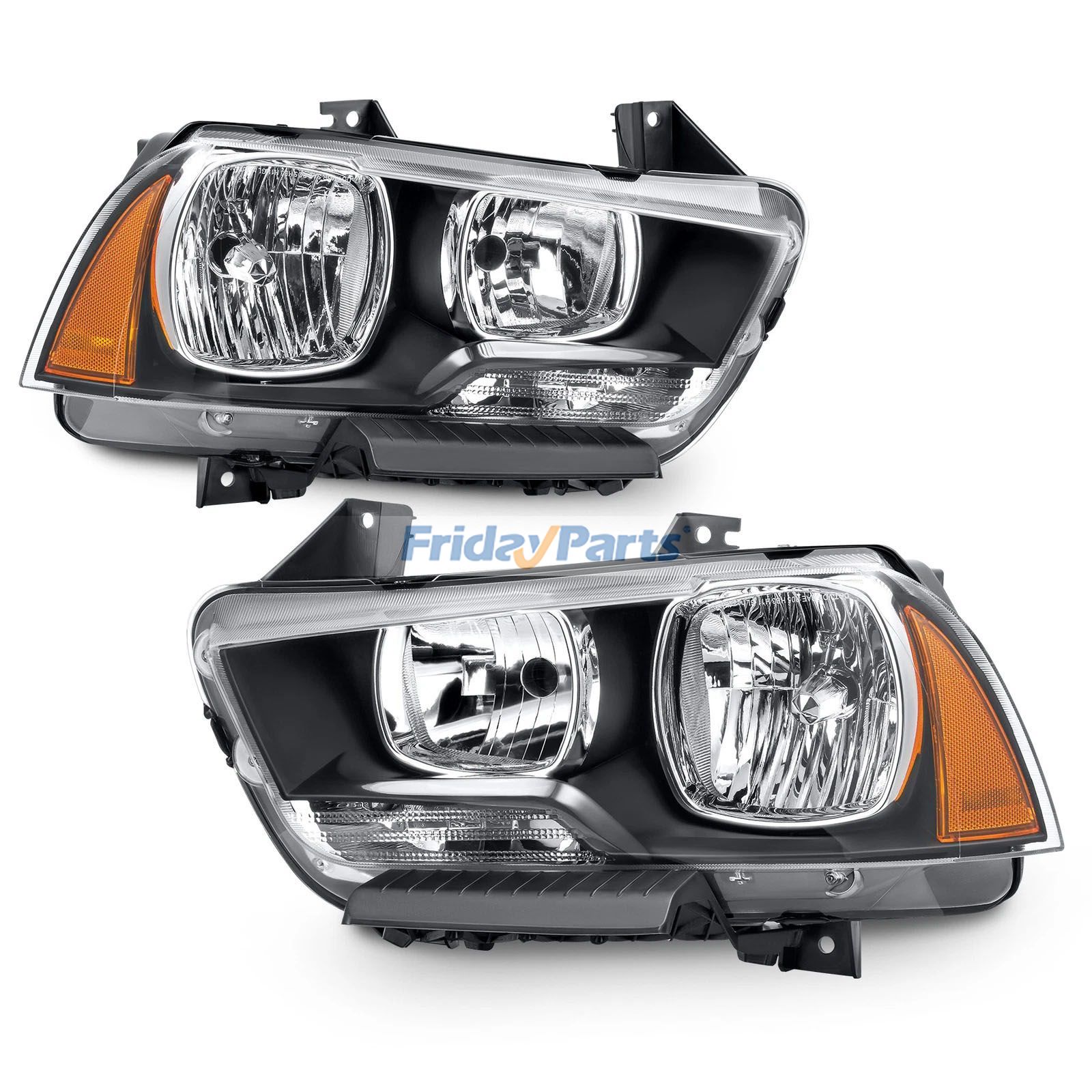Links & Rechts LED Scheinwerfer Scheinwerfer 57010410AF 57010411AF für 2011-2014 Dodge Charger
