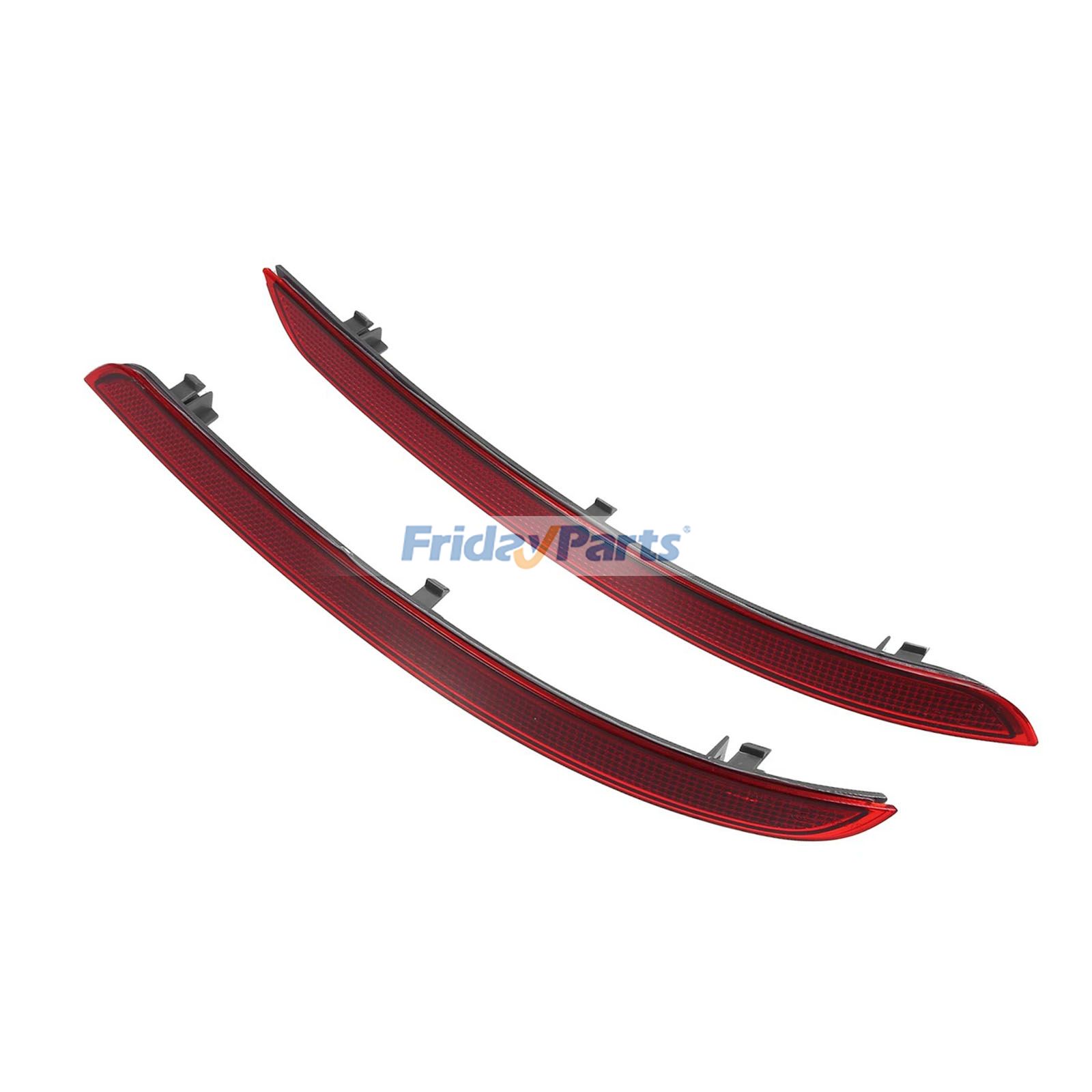 Left & Right Rear Bumper Reflector Light 1668200174 1668200074 for Mercedes Benz ML350 GLE400 GLE350 GLE300 ML63 ML250 ML400 ML550 2012-2019