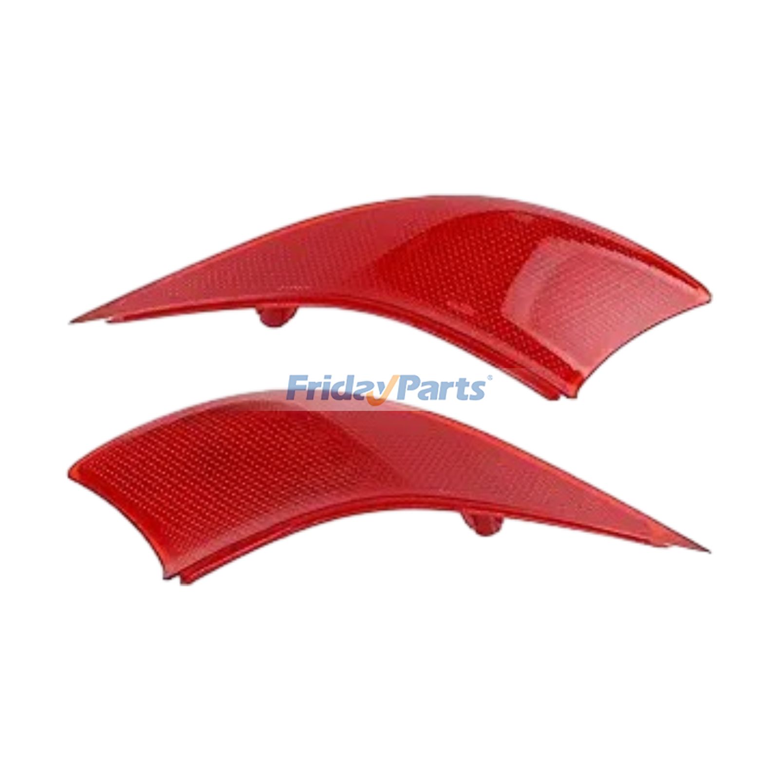 Links und rechts rote Heckstoßstangenreflektorlinsen 81910-53051 81920-53051 für Lexus IS200t IS250 IS350 IS300 2014-2021