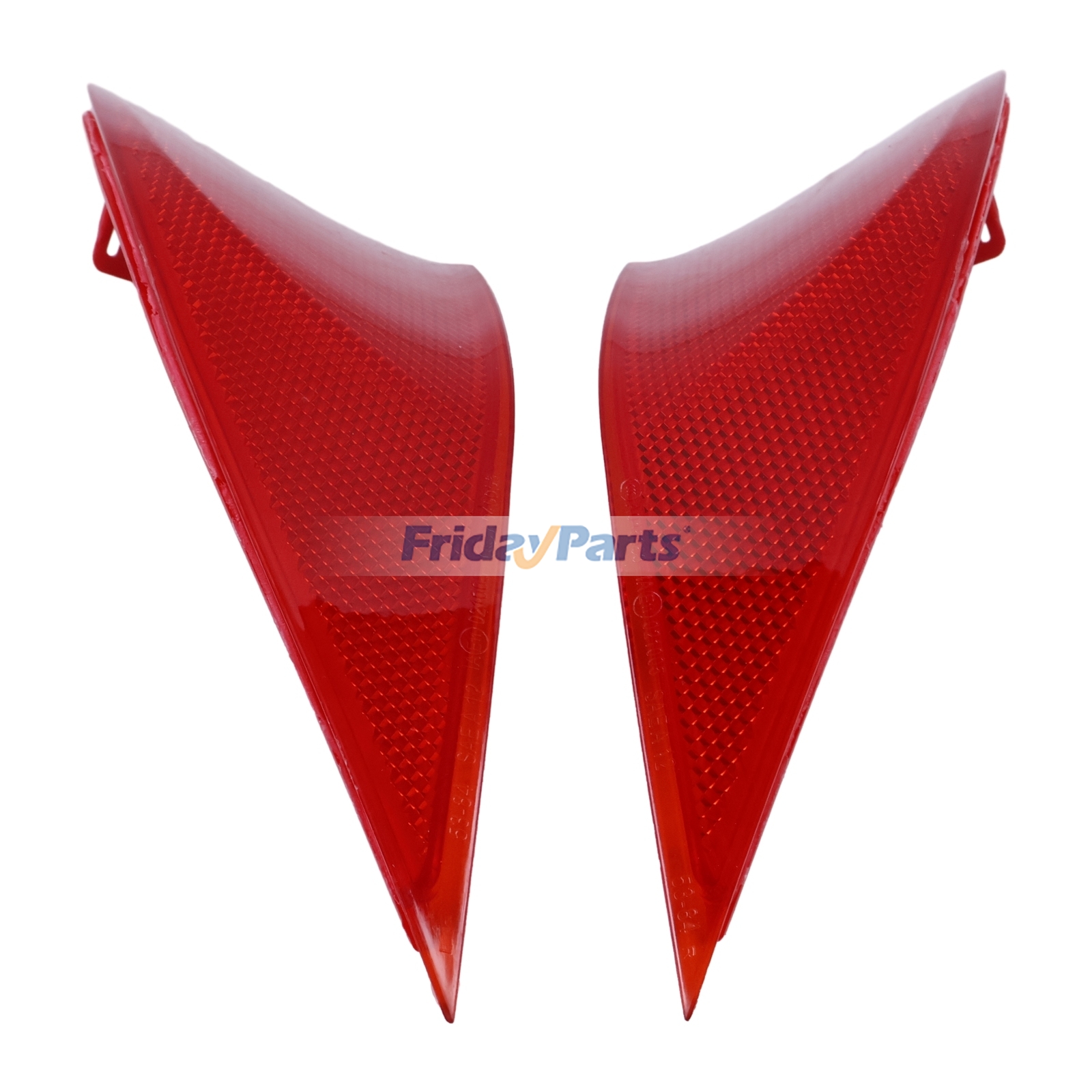 左右レッドリアバンパーリフレクターレンズ 81910-53051 81920-53051 レクサス IS200t IS250 IS350 IS300 2014-2021用