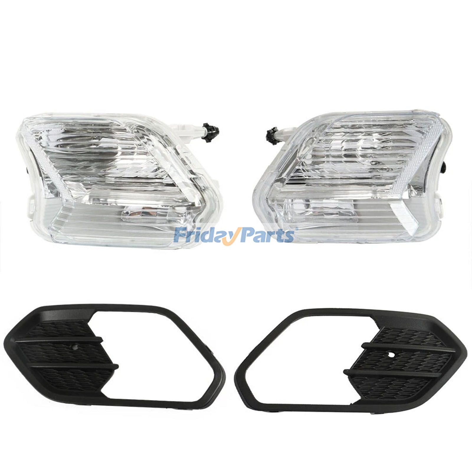 Nebelscheinwerfer links und rechts mit schwarzer Abdeckung FO1038164 FO1039164 für Ford Escape Kuga 2017–2019