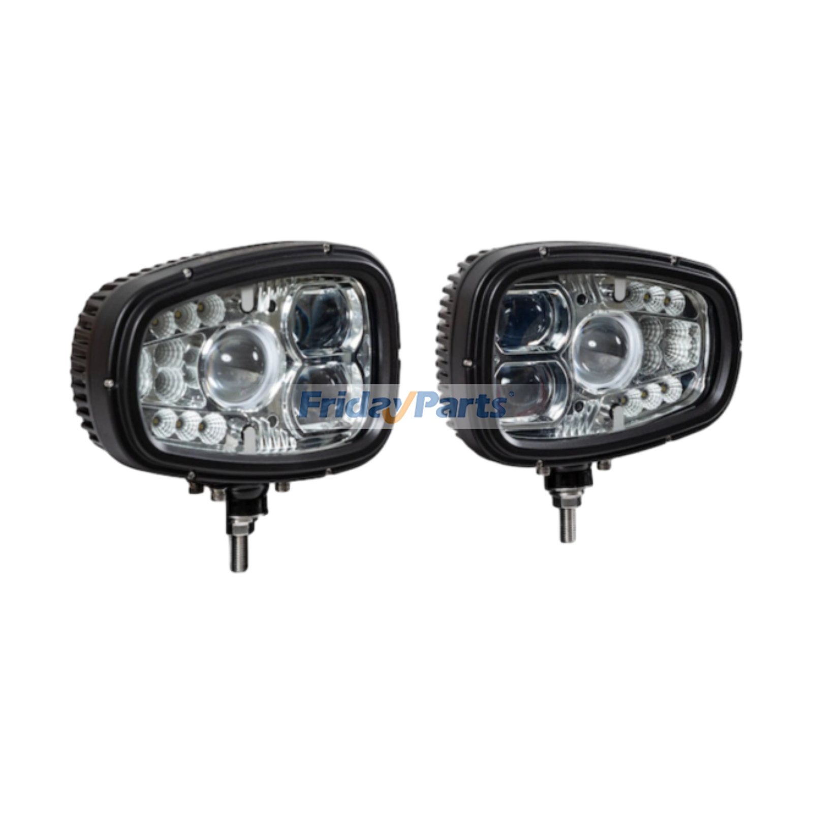 Left & Right Universal LED Heated Snow Plow Light Replacement for Buyers 1312000