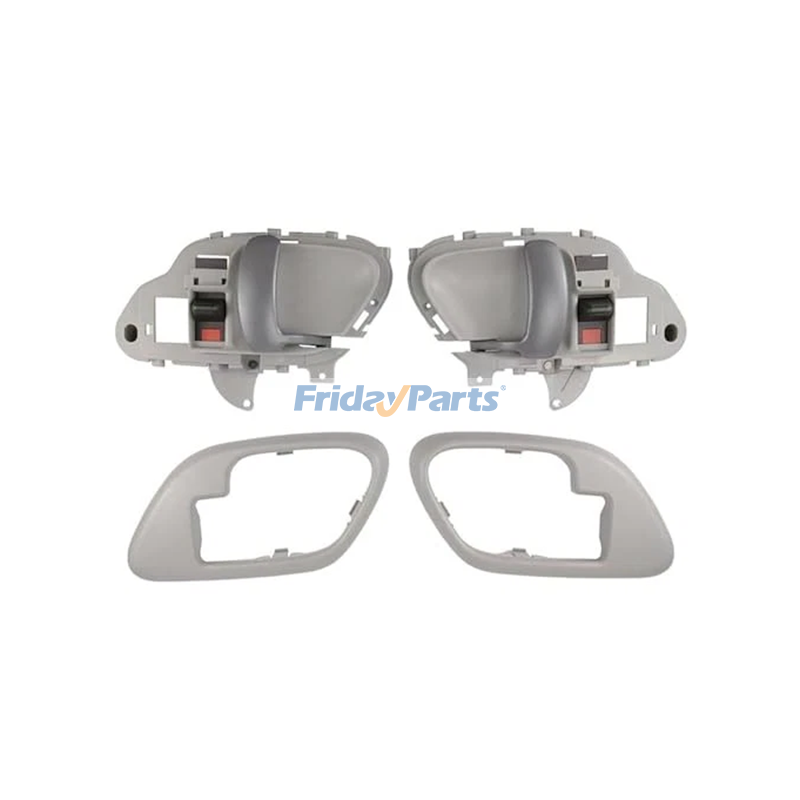 Left & Right Hand Interior Inside Door Handle With Bezel 15708043 15708044 for Chevrolet C1500 C2500 C3500 1995-2002